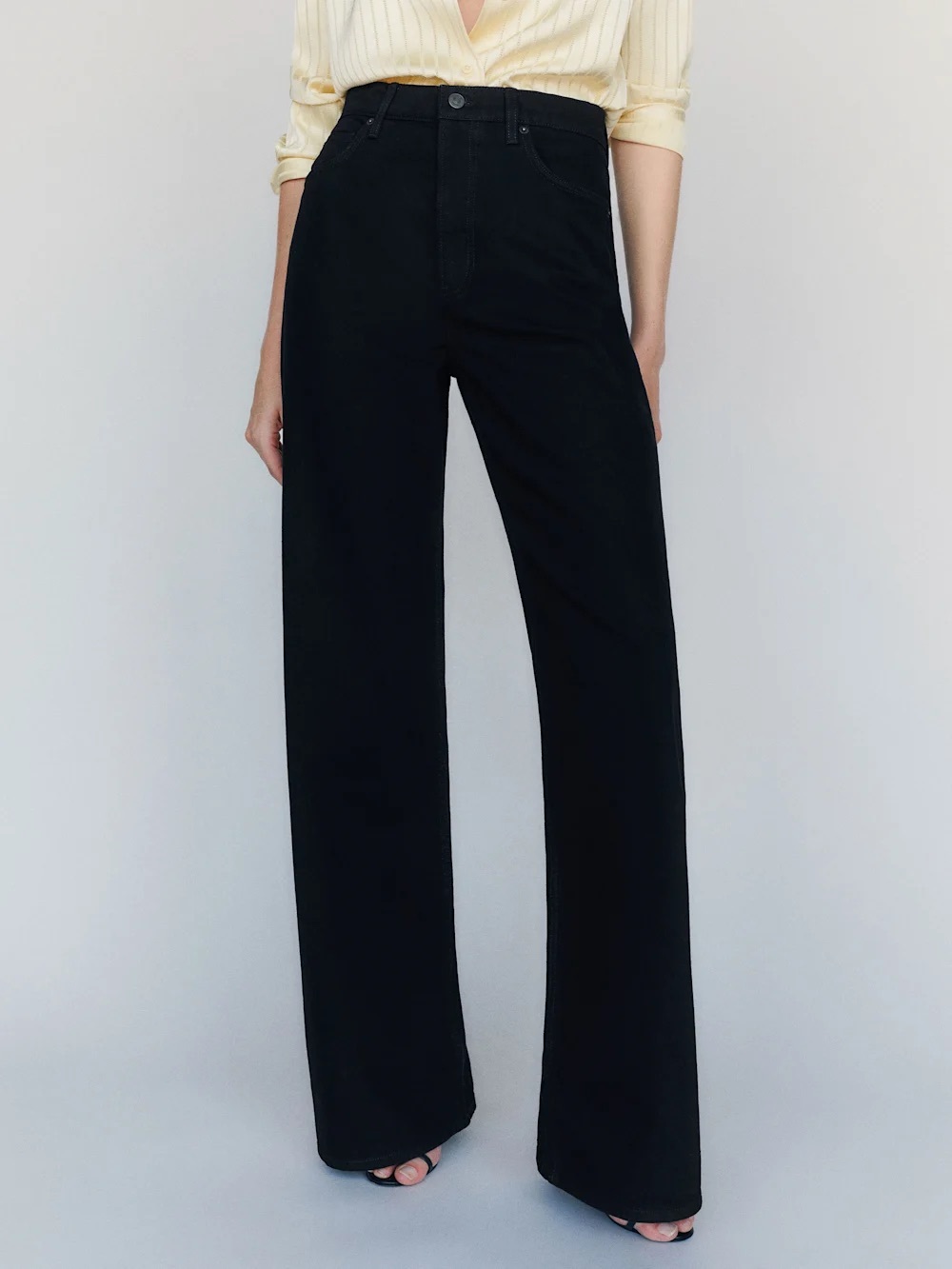 Reformation Cary High Rise Slouchy Wide Leg Jeans